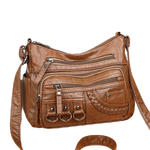 Handtasche leder braun vintage - Vintage shop