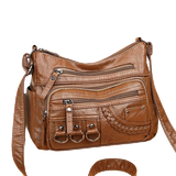 Handtasche leder braun vintage - Vintage shop