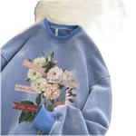 American vintage pullover blau - Vintage shop