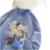 American vintage pullover blau - Vintage shop