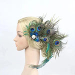 Fascinator pfau - Vintage shop