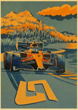 Formula 1 posters vintage - Vintage shop