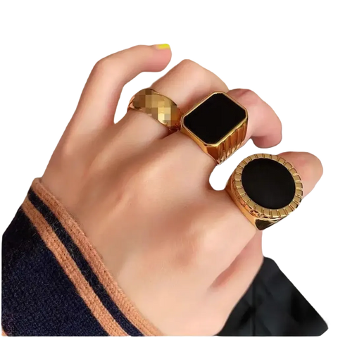 Ring gold mit stein vintage - Vintage shop