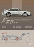 Porsche poster vintage - Vintage shop