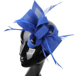 Fascinator hut blau - Vintage shop