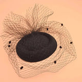 Fascinator schwarz - Vintage shop