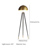 Stehlampe schwarz-gold vintage - Vintage shop