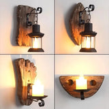 Wandleuchte holz vintage - Vintage shop