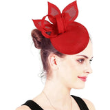 Fascinator bordeaux - Vintage shop