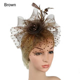 Fascinator rot - Vintage shop