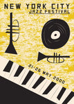 Jazz poster vintage - Vintage shop