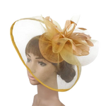 Fascinator gelb - Vintage shop