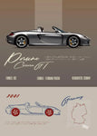 Porsche poster vintage - Vintage shop