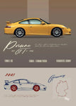 Porsche poster vintage - Vintage shop