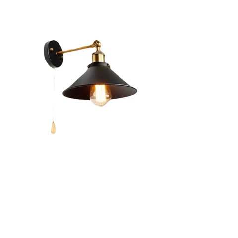 Wandlampe mit zugschalter vintage - Vintage shop