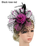 Fascinator rot - Vintage shop