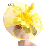 Fascinator gelb - Vintage shop