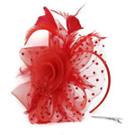 Fascinator rot - Vintage shop