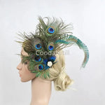 Fascinator pfau - Vintage shop