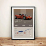 Porsche poster vintage - Vintage shop