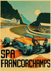 Formula 1 posters vintage - Vintage shop