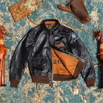 Lederjacken vintage herren - Vintage shop