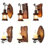 Wandleuchte holz vintage - Vintage shop