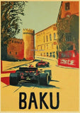 Formula 1 posters vintage - Vintage shop