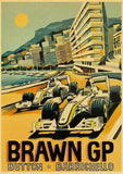 Formula 1 posters vintage - Vintage shop