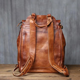 Leder rucksack damen vintage - Vintage shop