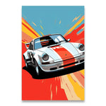 Vintage porsche poster - Vintage shop