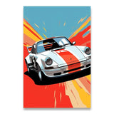 Vintage porsche poster - Vintage shop