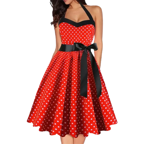 Retro kleid rot - Vintage shop