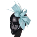 Fascinator hut blau - Vintage shop