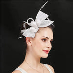 Fascinator silber - Vintage shop