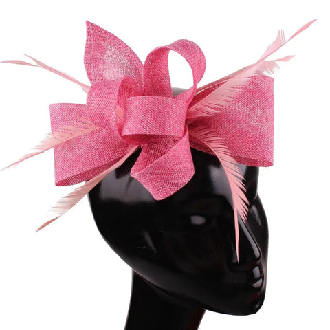 Fascinator rose - Vintage shop