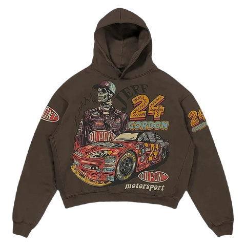 Vintage racing hoodie - Vintage shop