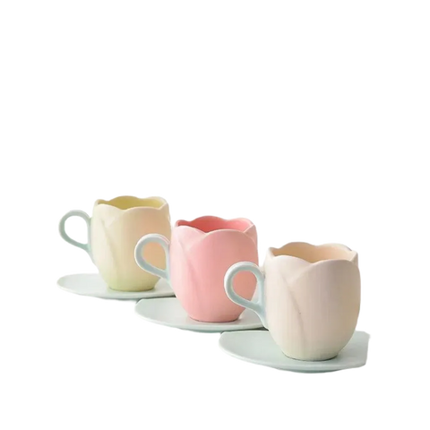 Tasse rosa vintage - Vintage shop