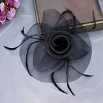 Black fascinator - Vintage shop