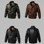 Braune lederjacke herren vintage - Vintage shop