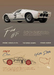 Porsche poster vintage - Vintage shop