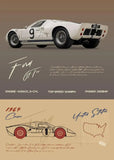 Porsche poster vintage - Vintage shop