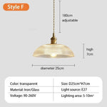 Deckenlampe vintage glas - Vintage shop