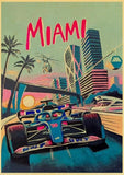 Formula 1 posters vintage - Vintage shop