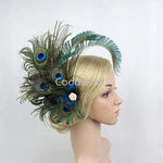 Fascinator pfau - Vintage shop