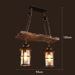 Lampe vintage holz - Vintage shop