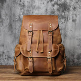 Leder rucksack herren vintage - Vintage shop