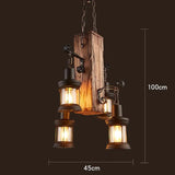 Lampe vintage holz - Vintage shop