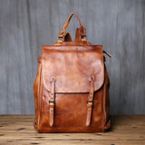 Leder rucksack damen vintage - Vintage shop